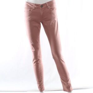 Indigo Rein junior girls Color Flex midrise skinny corduroy pants Size 7.